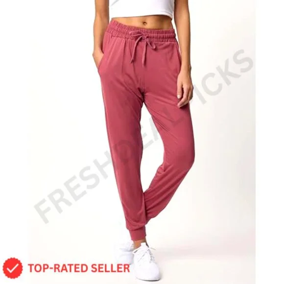 Ultra Soft Joggers 3 Pack Yoga Running Athletic Lounge Sweatpants with Pockets - Picture 2 of 7